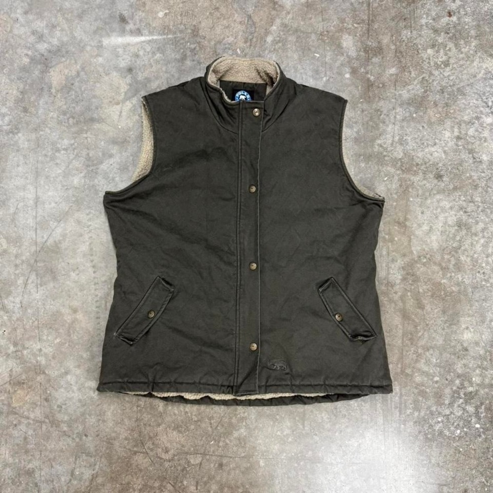 Vintage Polar King‎ Fleece Lined Vest Size XL